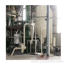 Extinguishing agent material jet mill